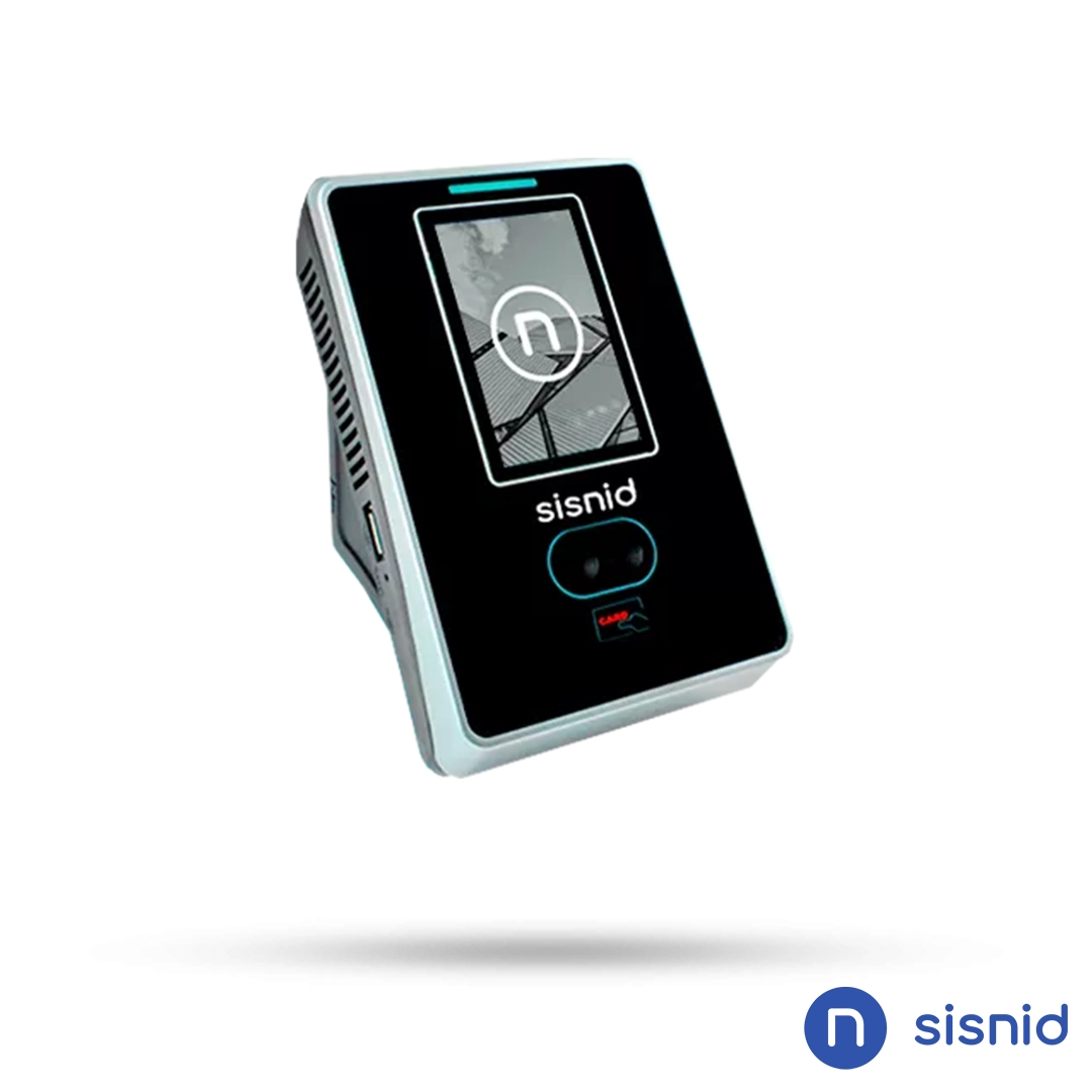 relógio de ponto facial e digital